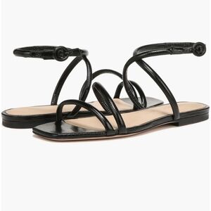 Veronica Beard Black Strappy Sandals